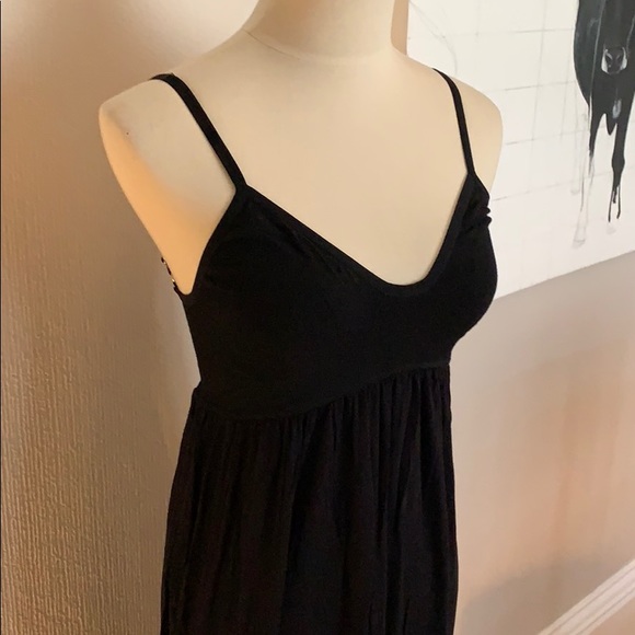 Genuine Donna Karan black maxi dress lingerie XS - Picture 2 of 7